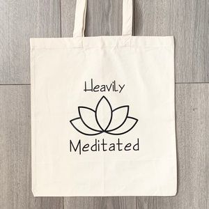 Heavily Meditated Canvas Bag